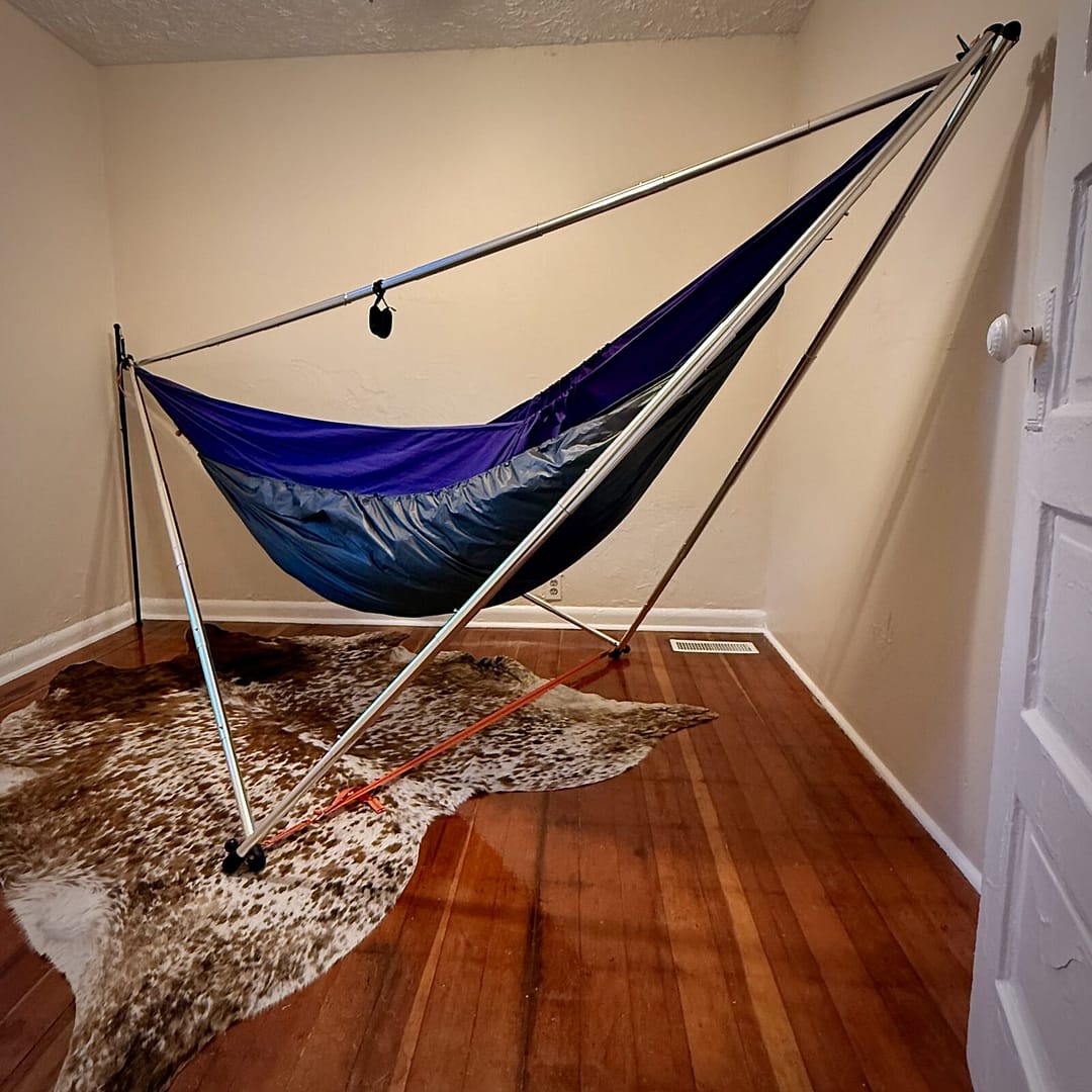 Indoor Hammock Stand In Home Hammock Freestanding Mod For Tensa4